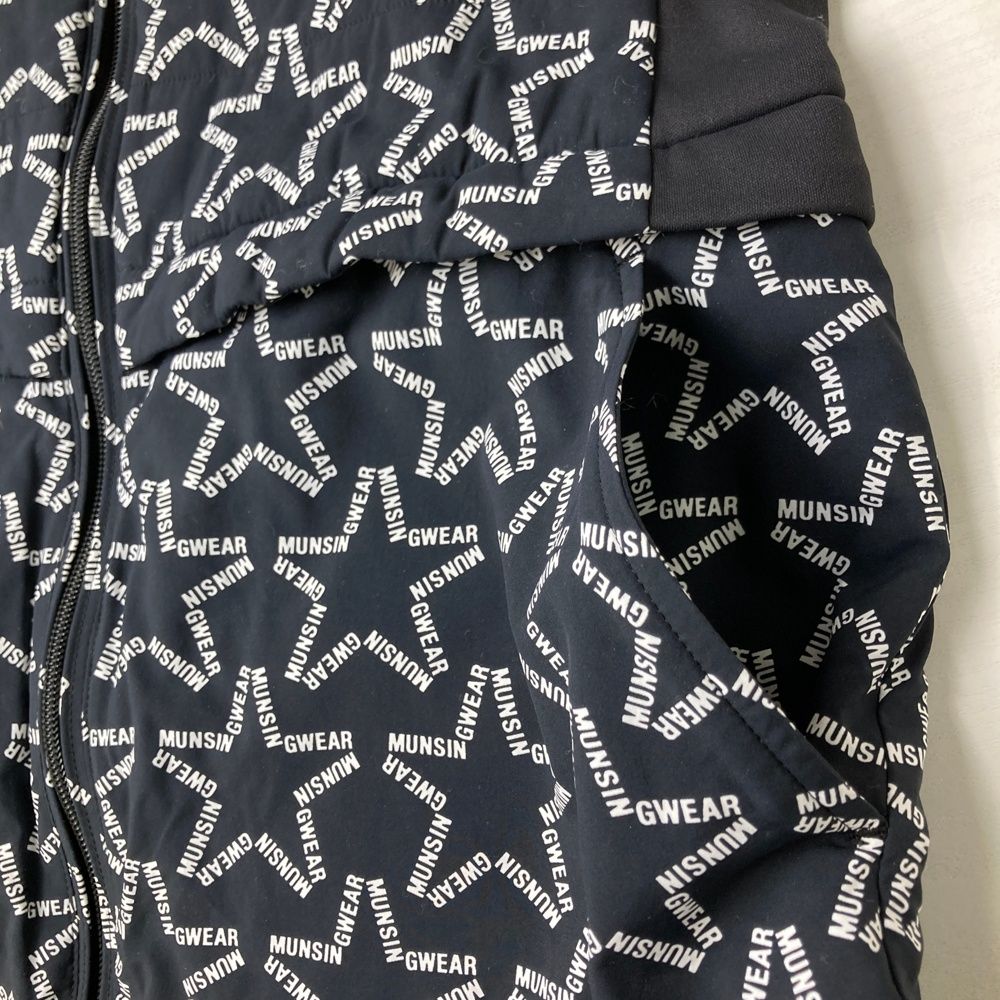 サイズ：M MUNSING WEAR マンシングウェア 中綿 ワンピース 総柄