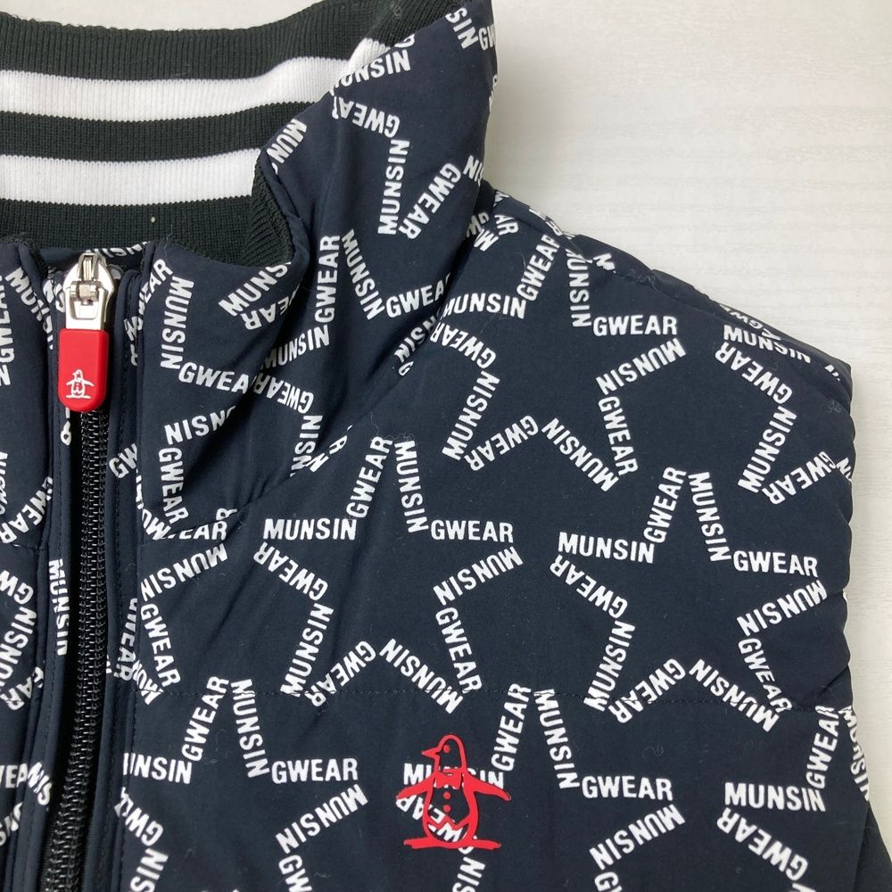 サイズ：M MUNSING WEAR マンシングウェア 中綿 ワンピース 総柄