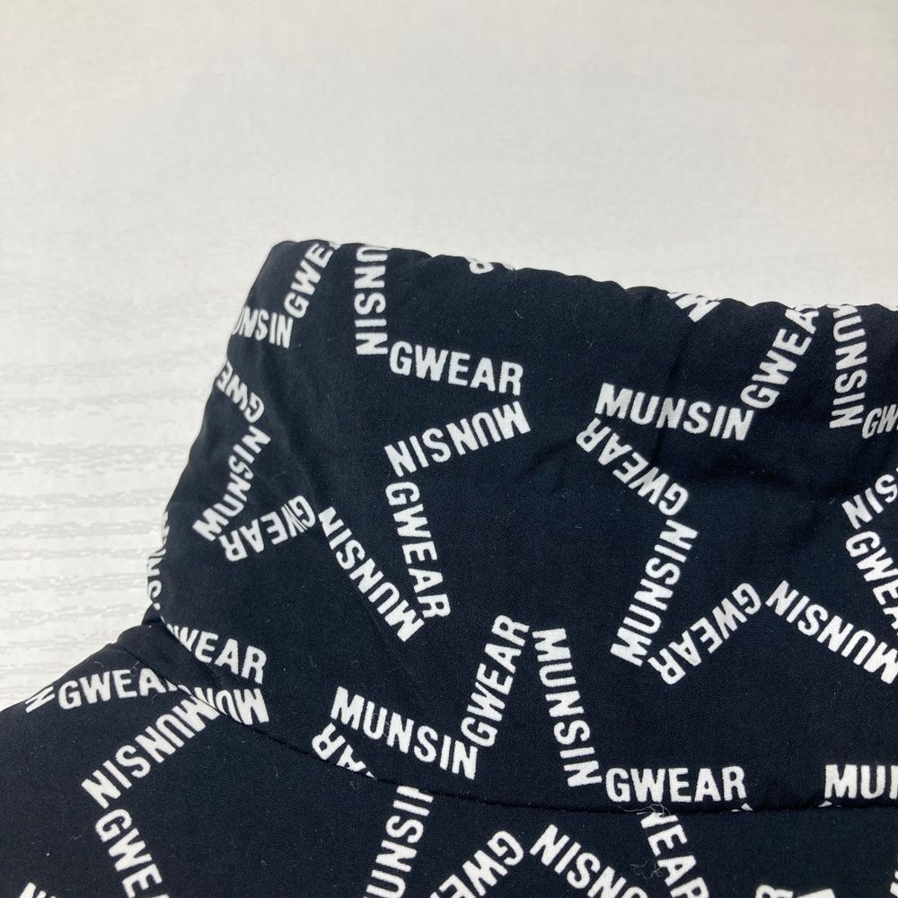 サイズ：M MUNSING WEAR マンシングウェア 中綿 ワンピース 総柄