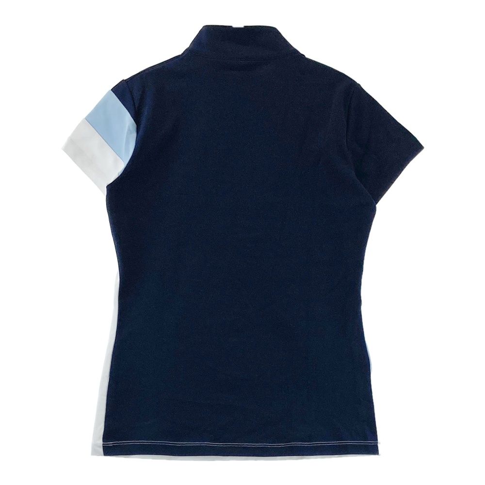 サイズ：S DESCENTE GOLF デサントゴルフ ハーフジップ 半袖Tシャツ