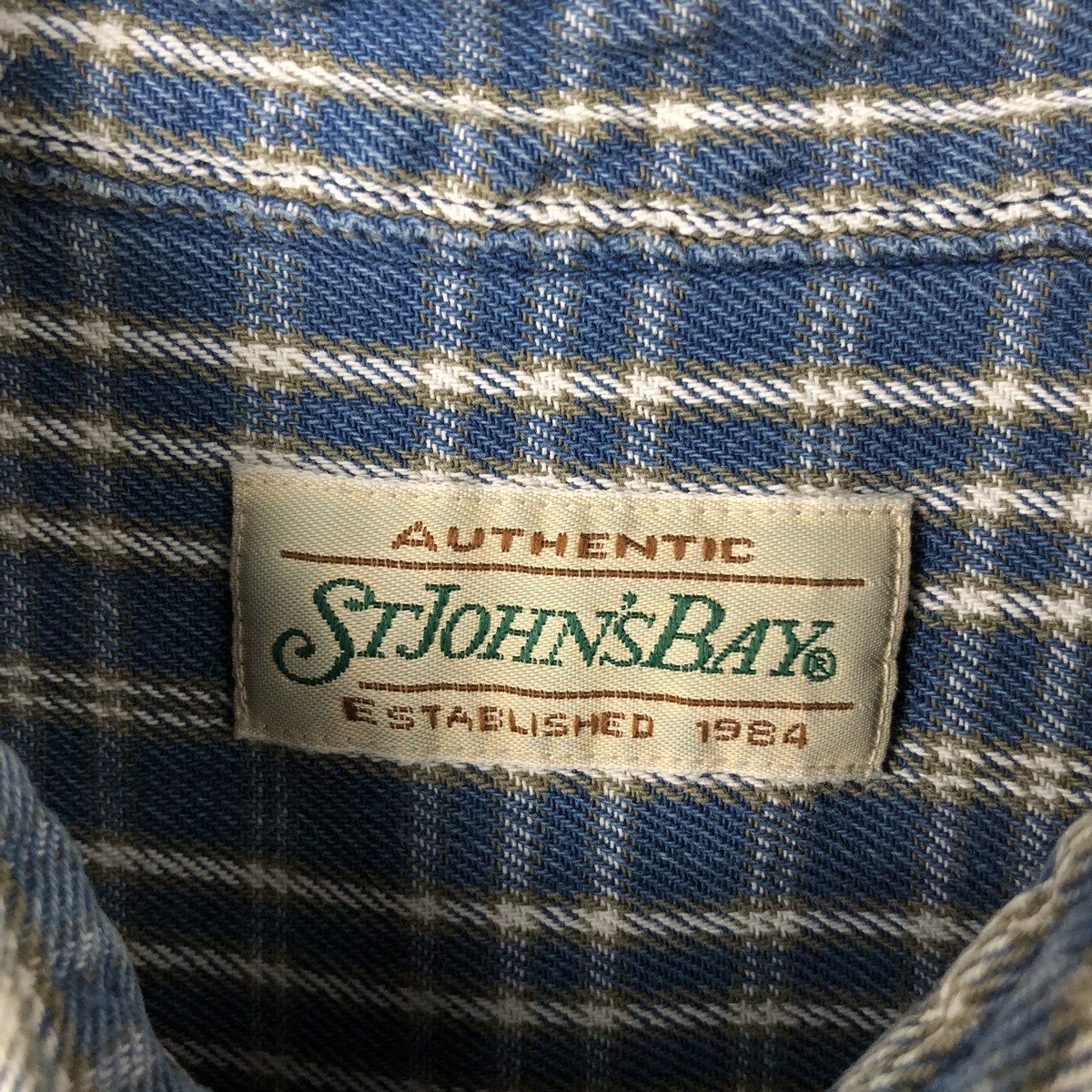 古着 90年代 セントジョンズベイ ST. JHON'S BAY 長袖 フランネル