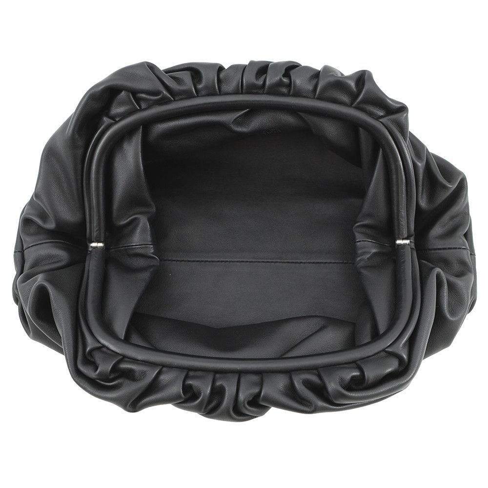 ボッテガヴェネタポーチ ブラック BOTTEGA VENETA（ボッテガ・ヴェネタ） ポーチ マキシ イントレ