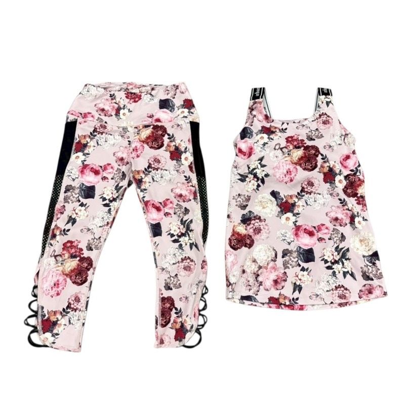 アーバンリトリート　ヨガウェアセット 送料無料】 アーバンリトリート URBAN RETREAT 花柄 ヨガウェア 上下