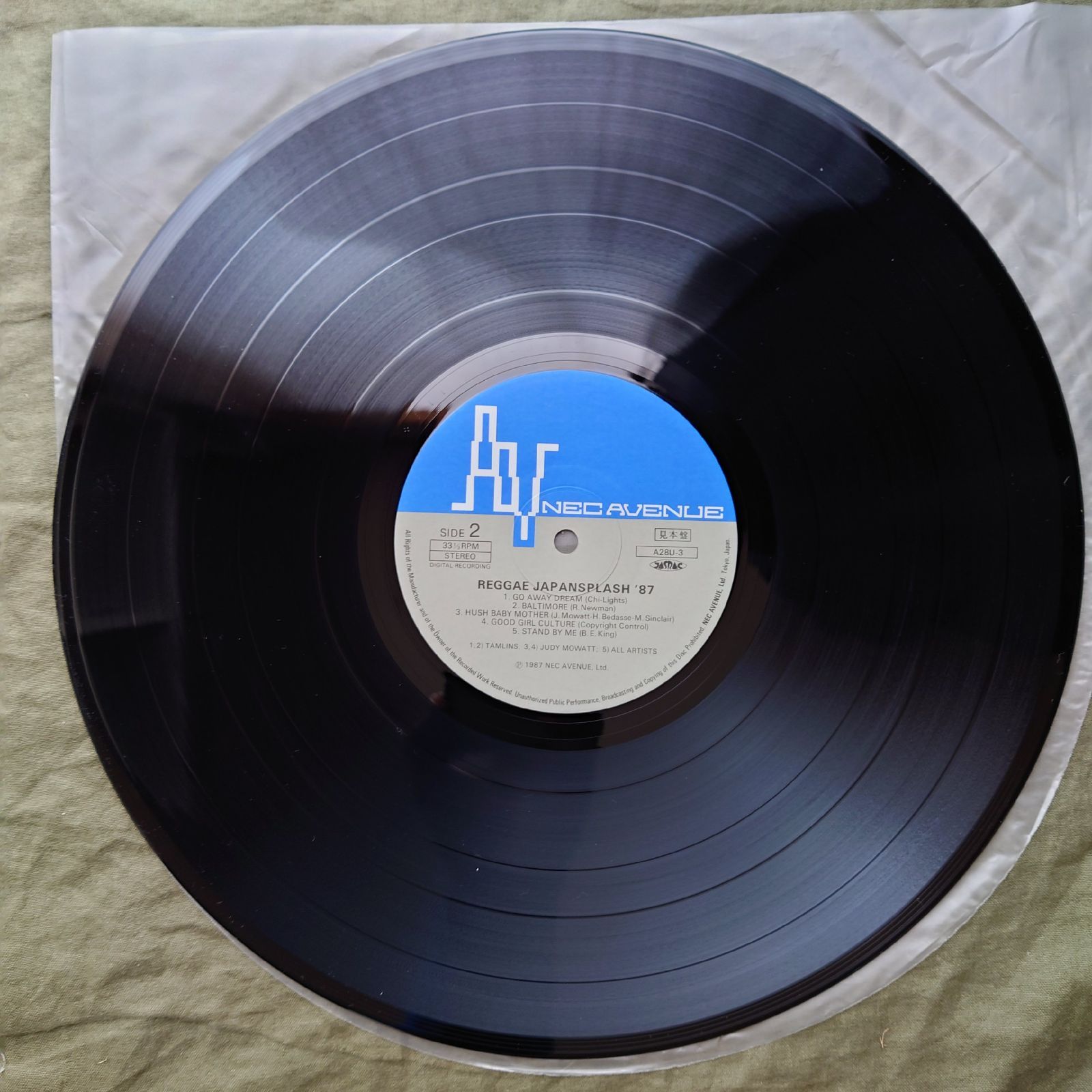 美盤 美ジャケ 両面マト111 プロモ盤 レア盤 1987年V.A. LPレコード