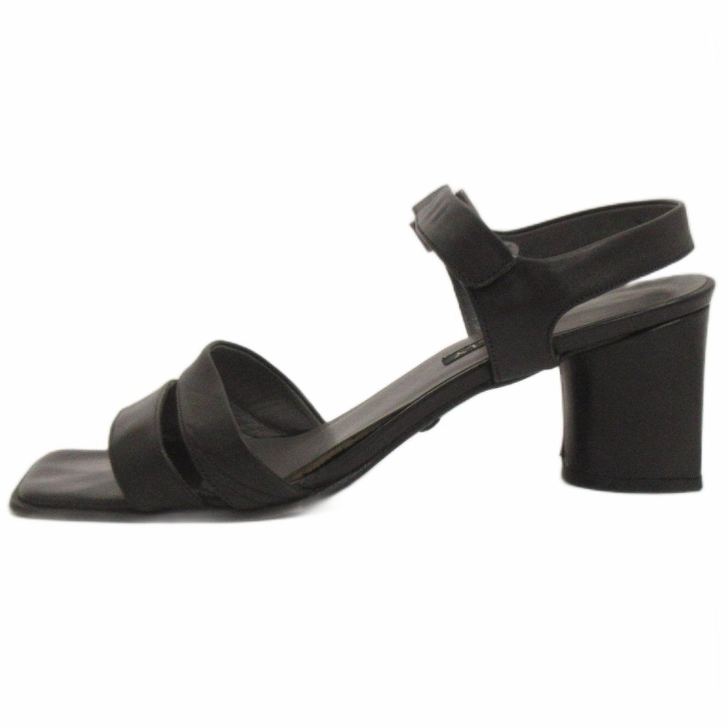 バリー BALLY レザー ストラップ サンダル ブラック 4.5EU 7US 約24.5