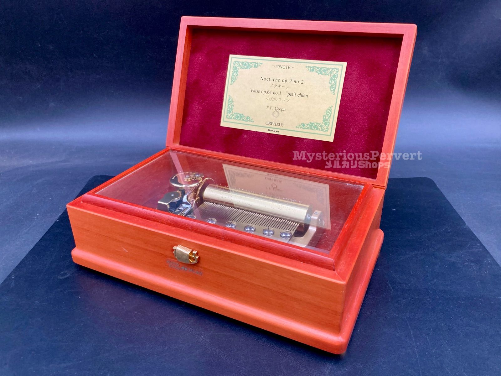 MP073) SANKYO 50note ORPHEUS オルゴール ノクターン 子犬のワルツ