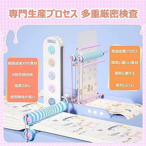 迅速に発送】プレイマット 赤ちゃん 折りたたみ 200×180×2cm 厚手 安全