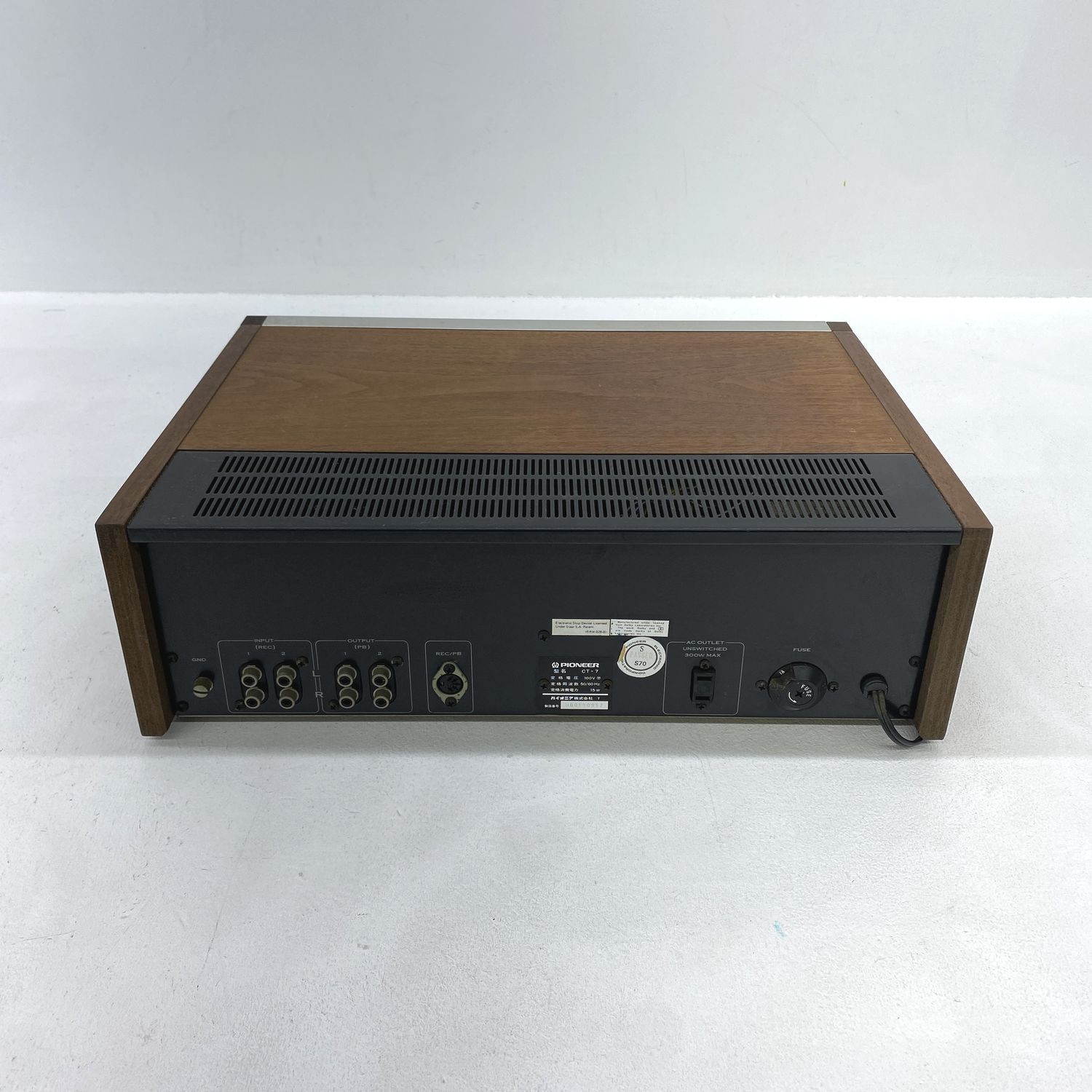 ☆加古川物流】【ジャンク品】Pioneer '70年代レトロカセットデッキ CT