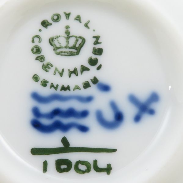 ロイヤルコペンハーゲン プレート□ブルーフルーテッド フルレース