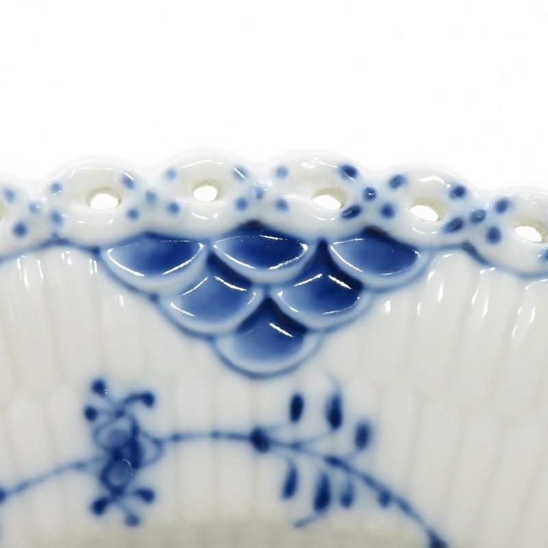 ロイヤルコペンハーゲン フルレース□ブルーフルーテッド フルレース