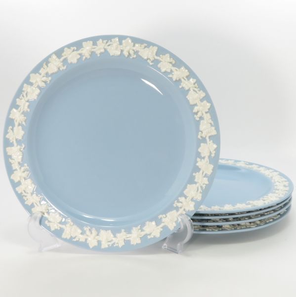 ウェッジウッド プレート□クイーンズウェア クリームオンラベンダー