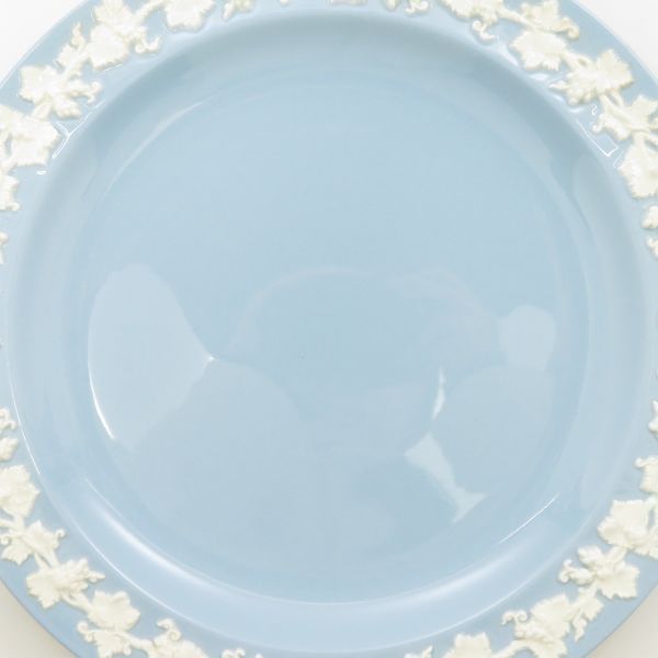 ウェッジウッド プレート□クイーンズウェア クリームオンラベンダー