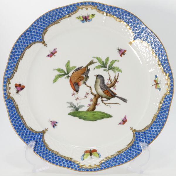 ヘレンド　ロスチャイルドバード　デザートプレート(1) ロスチャイルド・バード・クラシカルゴールド] デザートプレート