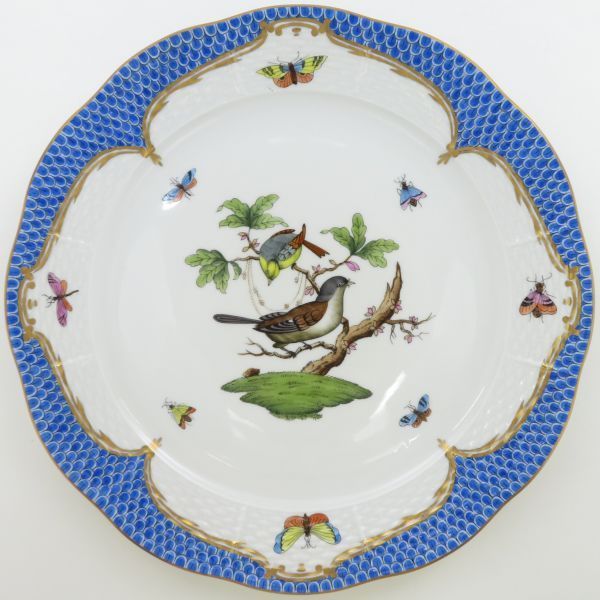 値下げ【極美品】HEREND ロスチャイルド　ブルースケール　34cm 飾り皿 値下げ【極美品】HEREND ロスチャイルド ブルースケール 34cm 飾り皿