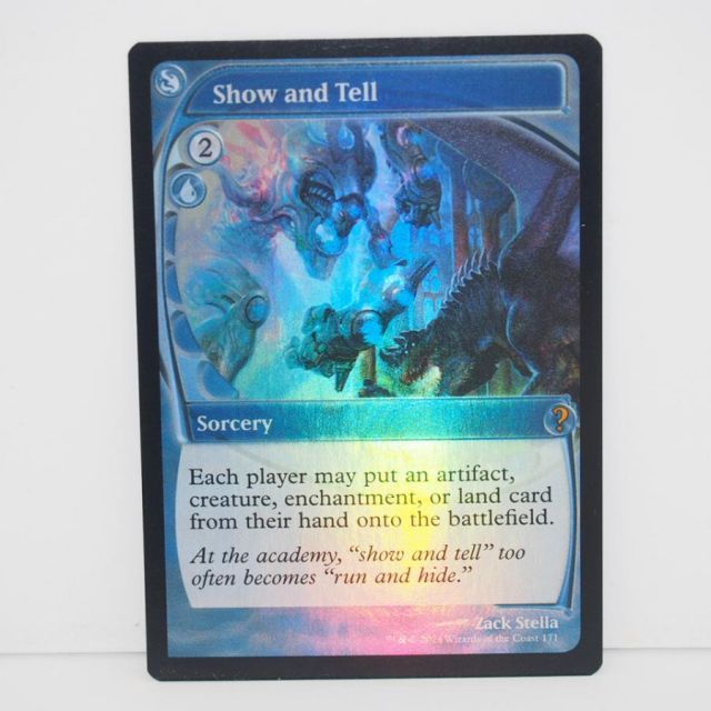 MTG 実物提示教育/Show and Tell 英 4枚セット and MTG Tell カード