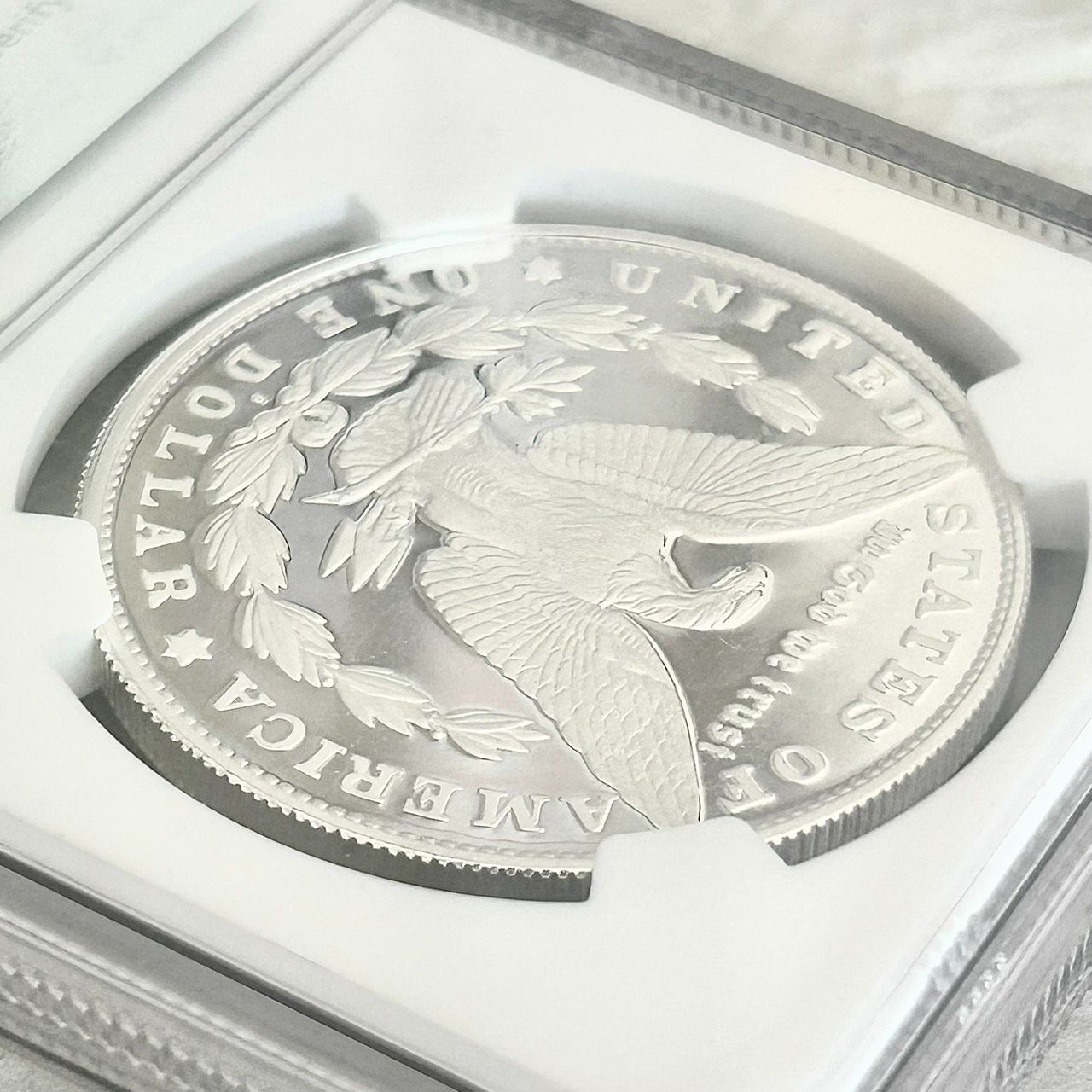 3枚セット】NGC最高鑑定☆2023年アメリカ発行☆復刻版モルガン