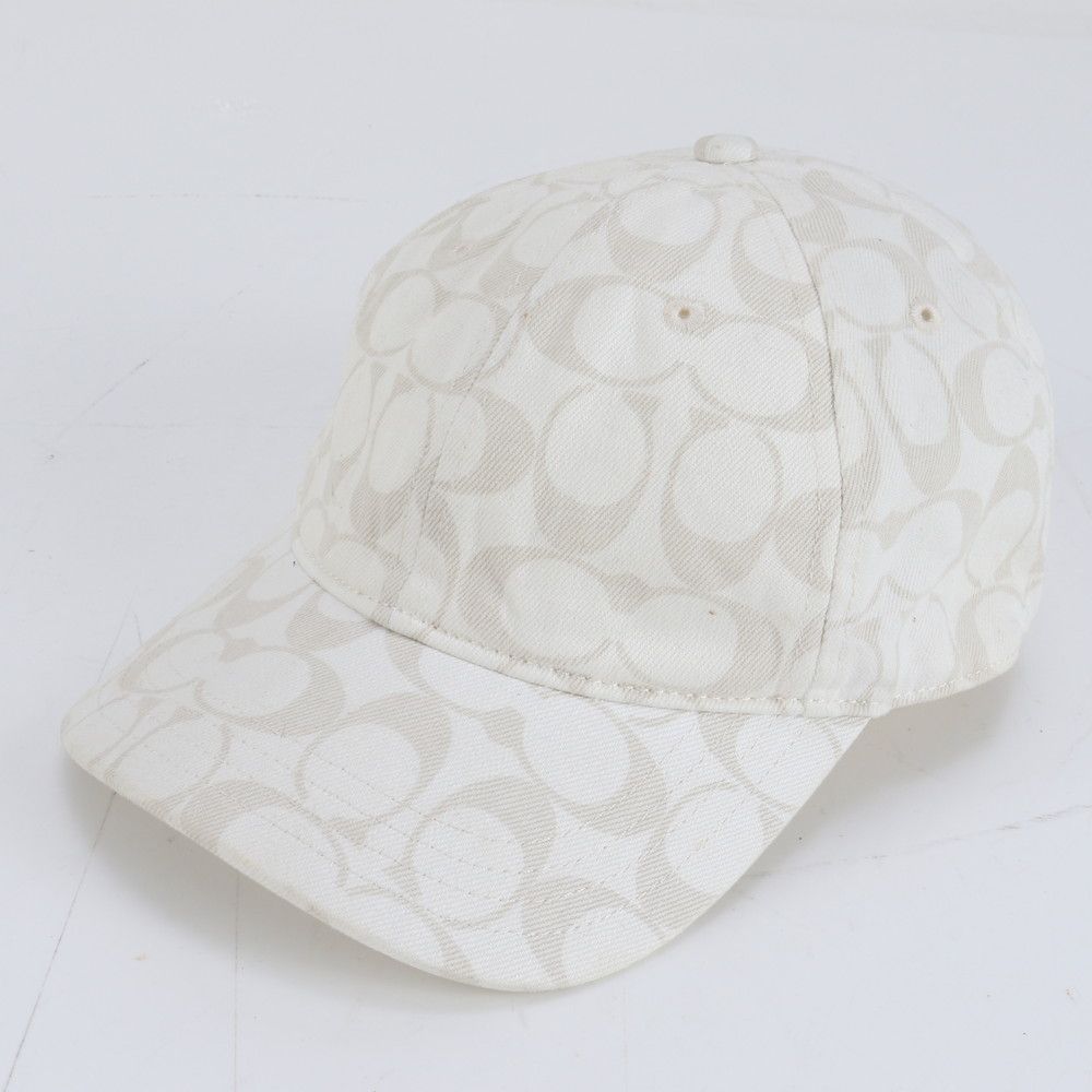 コーチ シグネチャー ベースボール キャップ 帽子 684034 レザー