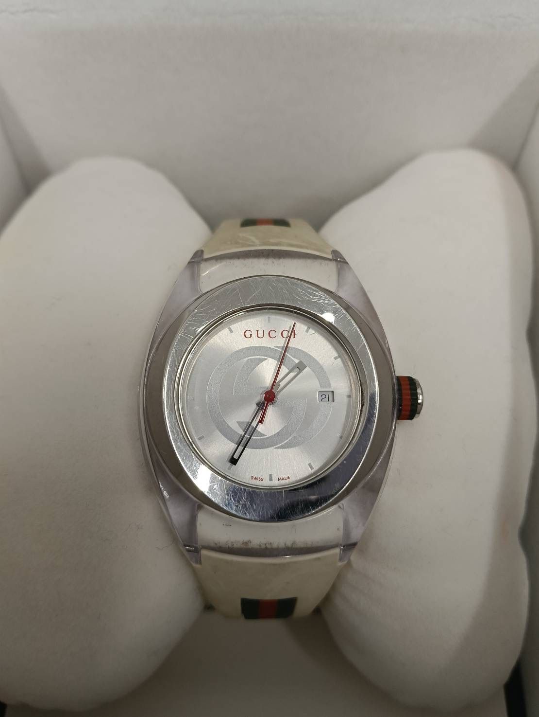 中古品】 GUCCIグッチ シェリーライン SYNCシンク 腕時計 137.3