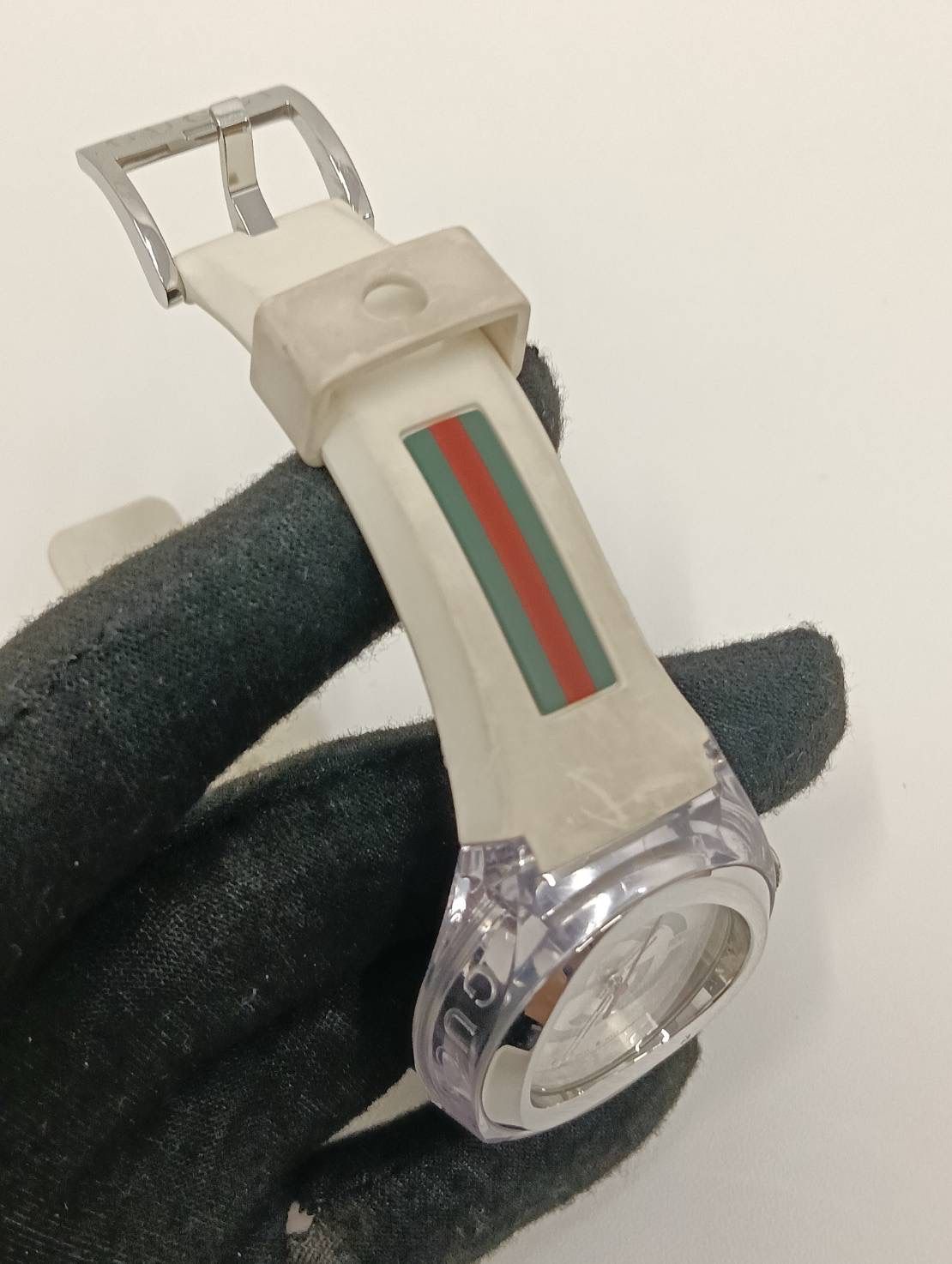 中古品】 GUCCIグッチ シェリーライン SYNCシンク 腕時計 137.3