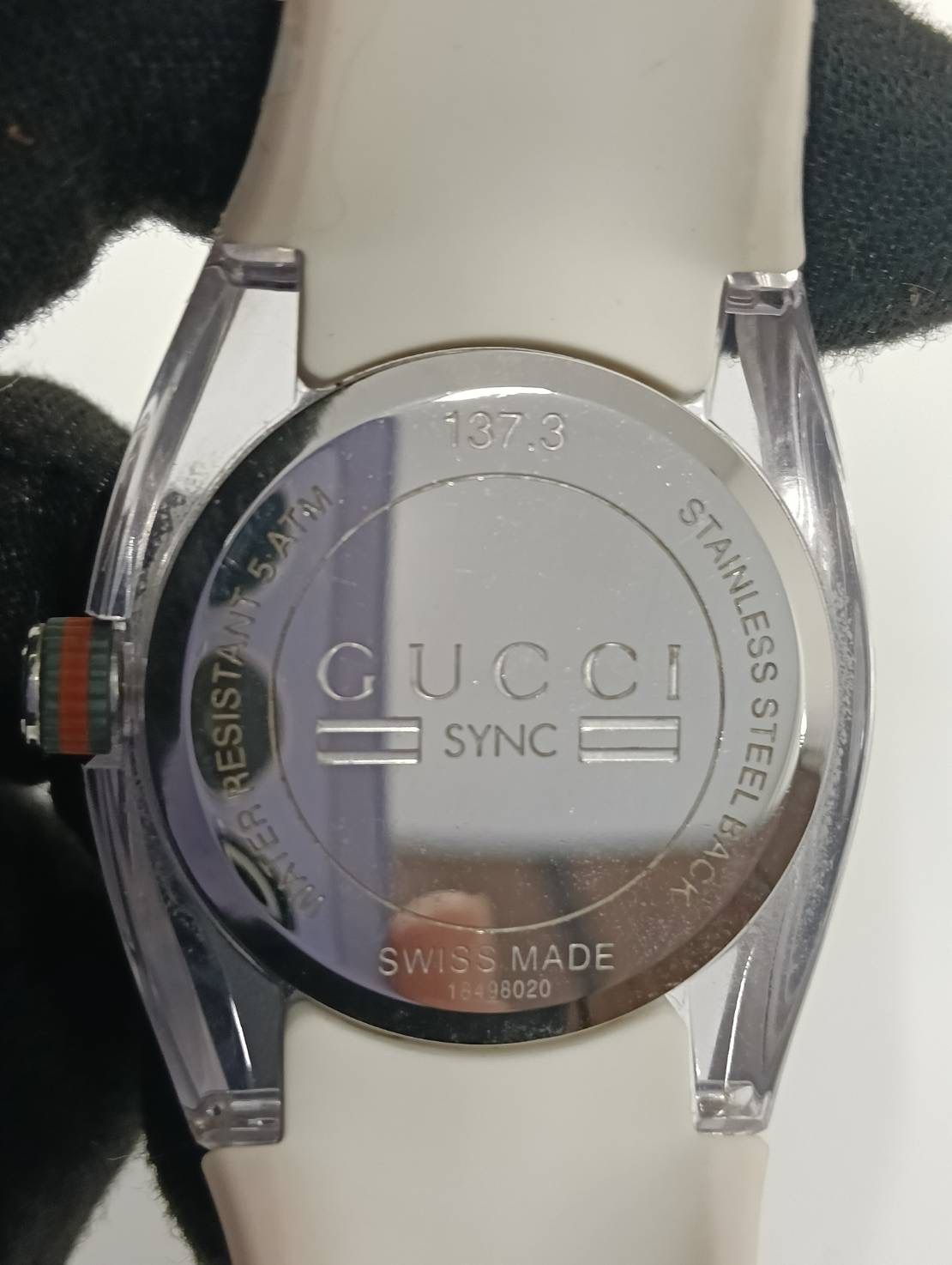 中古品】 GUCCIグッチ シェリーライン SYNCシンク 腕時計 137.3