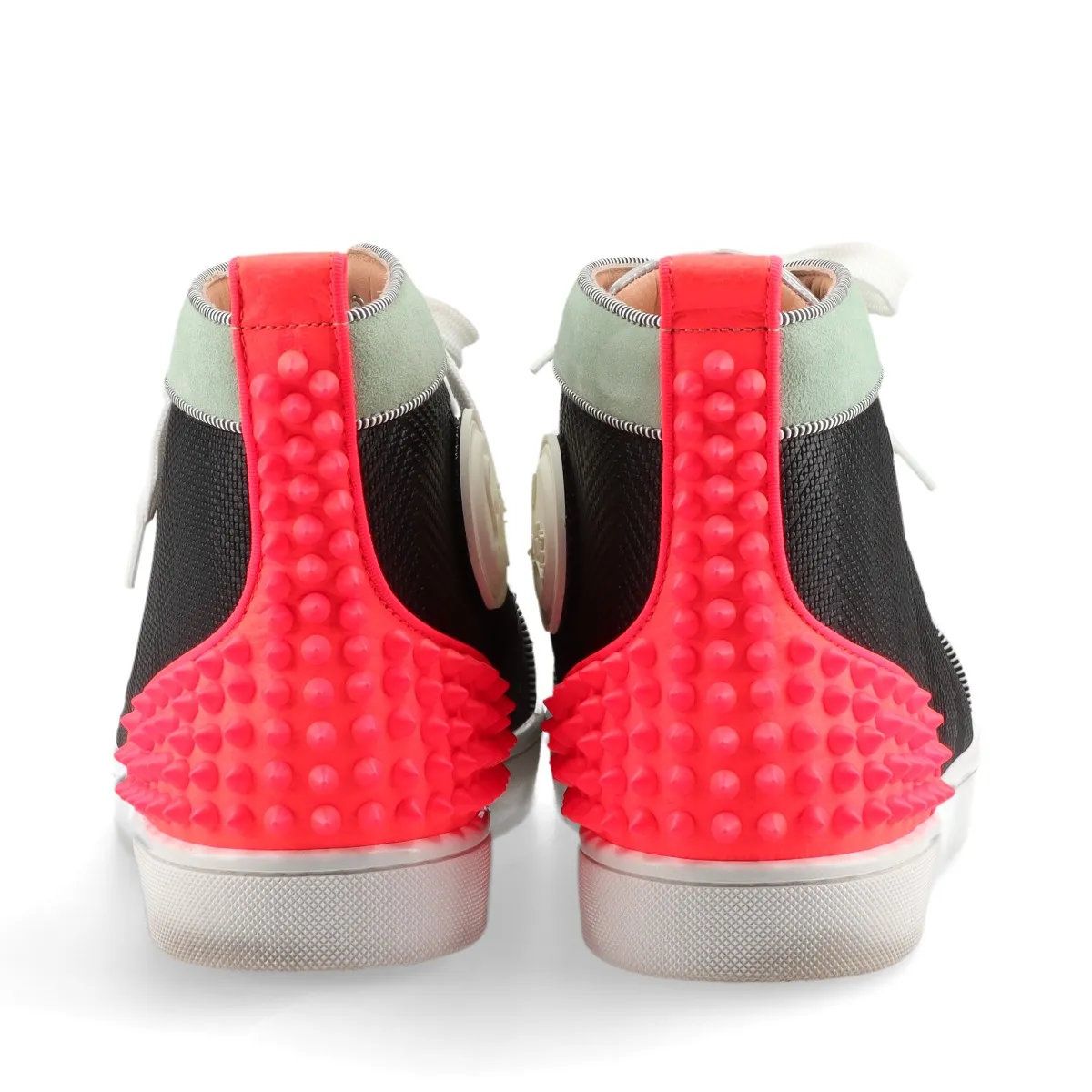 極美品 クリスチャンルブタン スパイクスタッズ レザー ハイカット