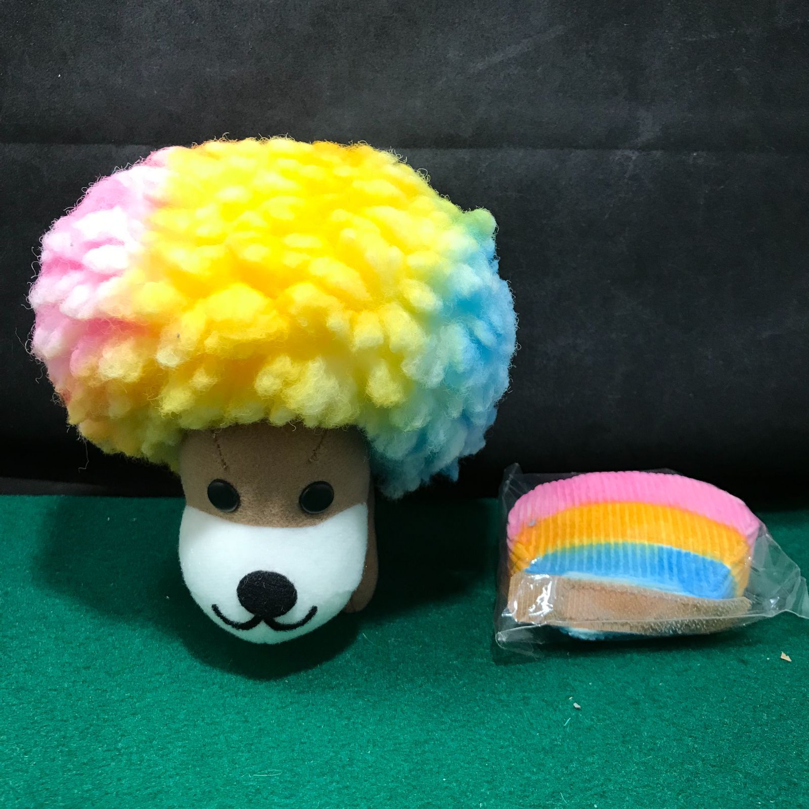 5806 アフロ犬 ヘアーも変わるぬいぐるみ - メルカリ