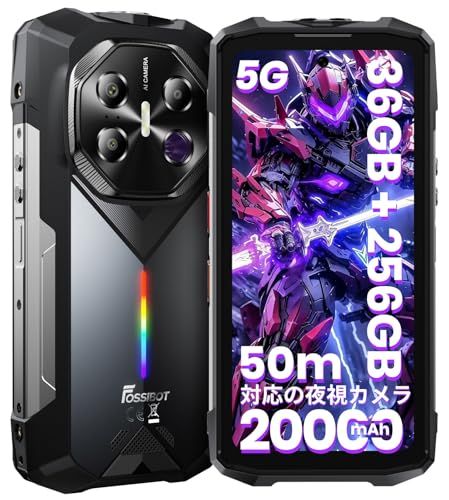 5G対応」FOSSiBOT F113 SIMフリー スマホ 本体 36GB RAM+256GB ROM 2TB