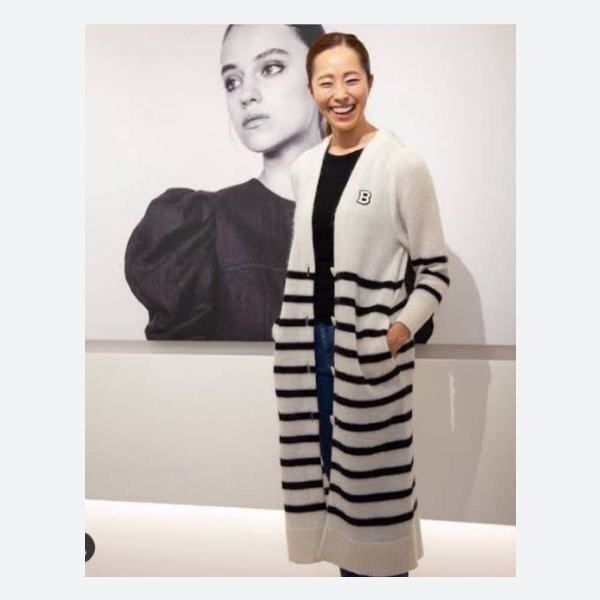 ワケあり！【新品】BORDERS at BALCONY スプリングモヘアロング