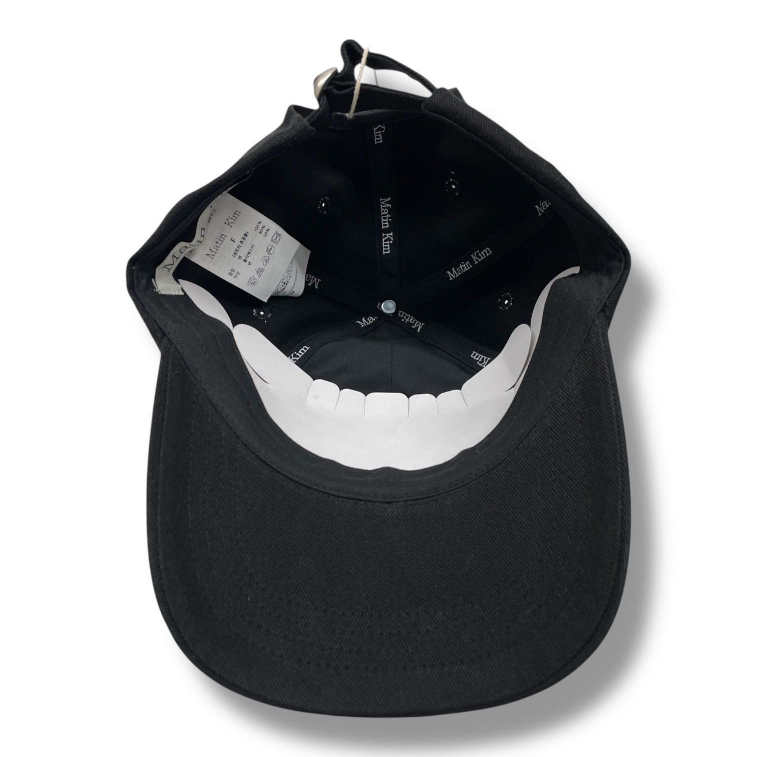 新品 未使用 タグ付き Matin Kim マーティンキム LOGO BALL CAP