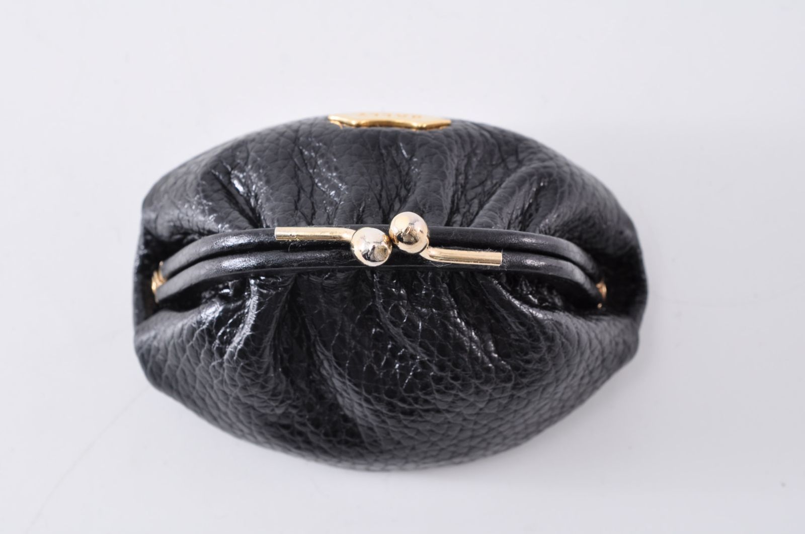 美品 BALLY バリー Coin Case がま口 小銭入れ コインケース Leather 