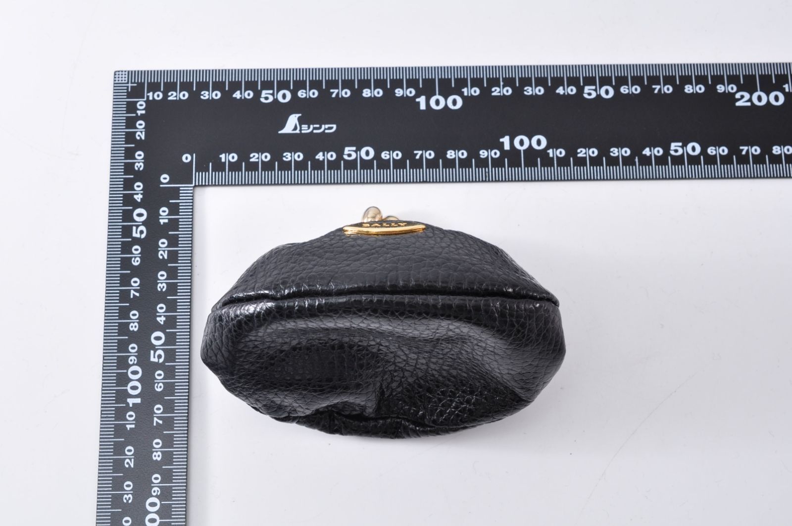 美品 BALLY バリー Coin Case がま口 小銭入れ コインケース Leather 