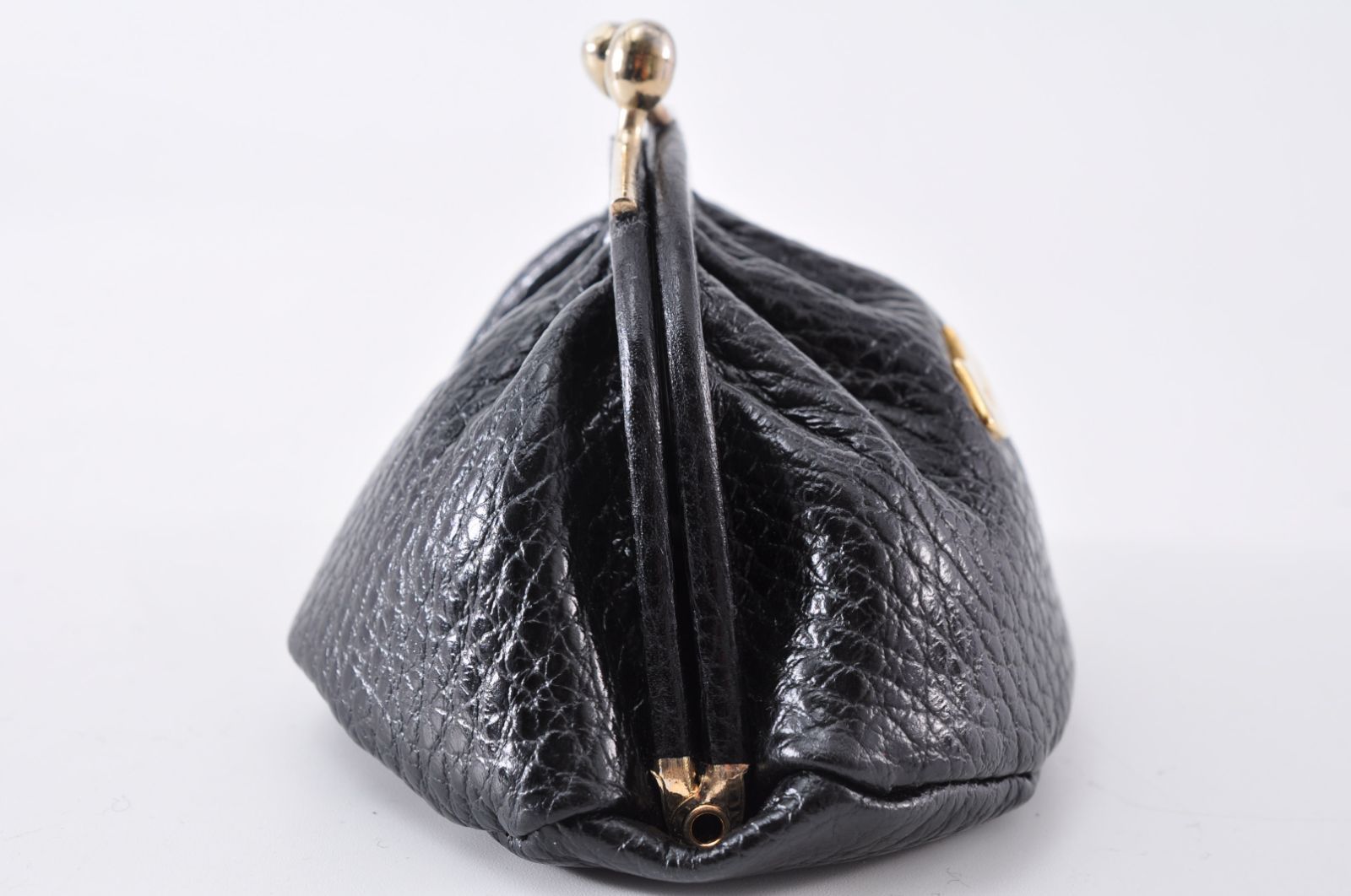 美品 BALLY バリー Coin Case がま口 小銭入れ コインケース Leather 