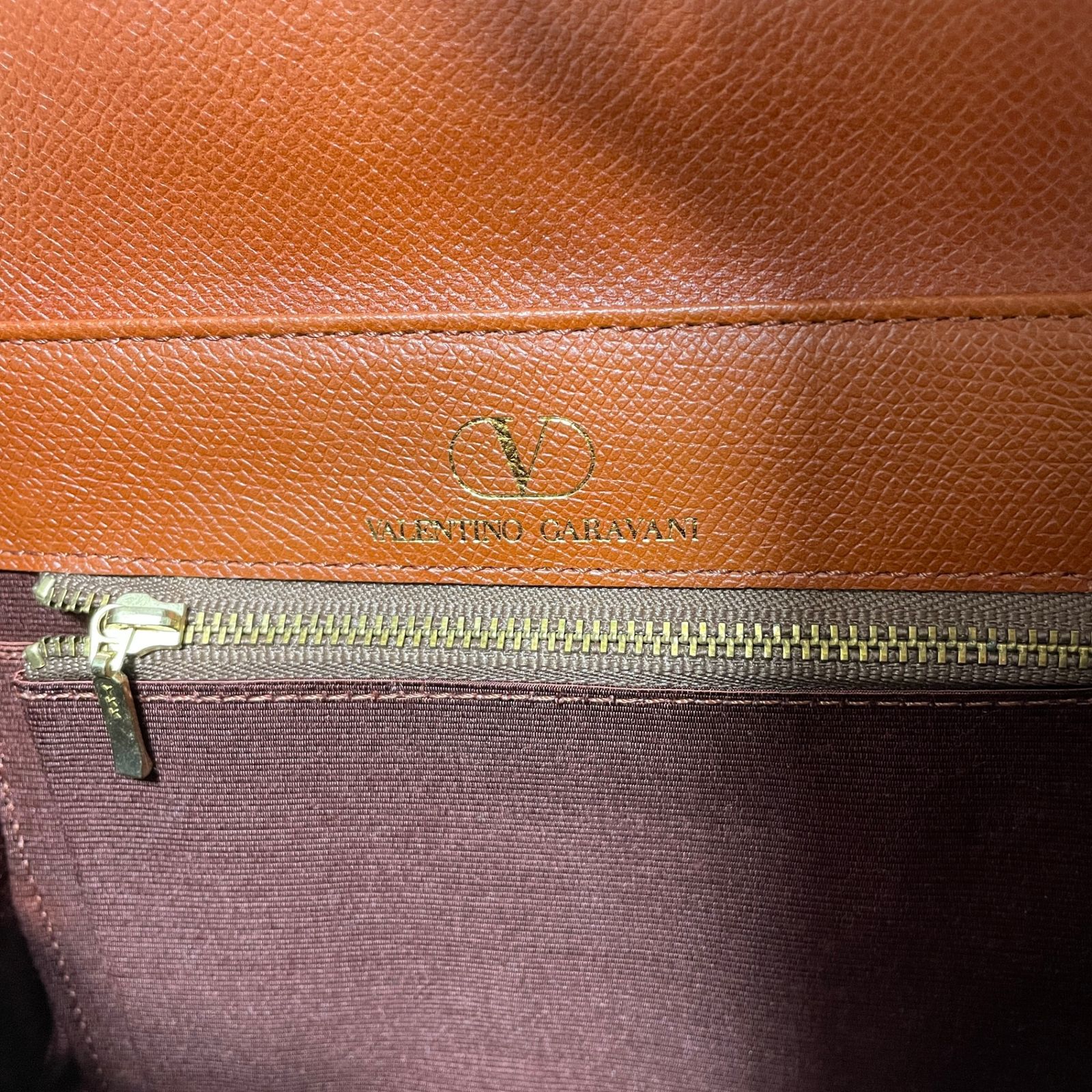 2512-207｜美品｜ヴァレンティノ ショルダーバッグ レザー ブラウン 2512-207｜美品｜ヴァレンティノ ショルダーバッグ レザー ブラウン