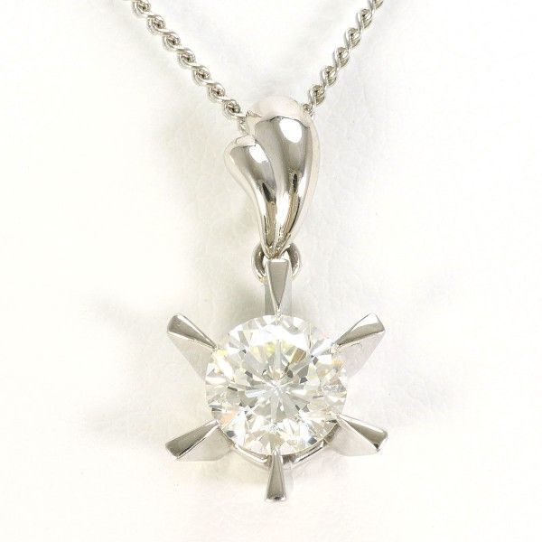 PT900 PT850 ネックレス necklace ダイヤ 1.014 SI1 鑑別書 総重量約