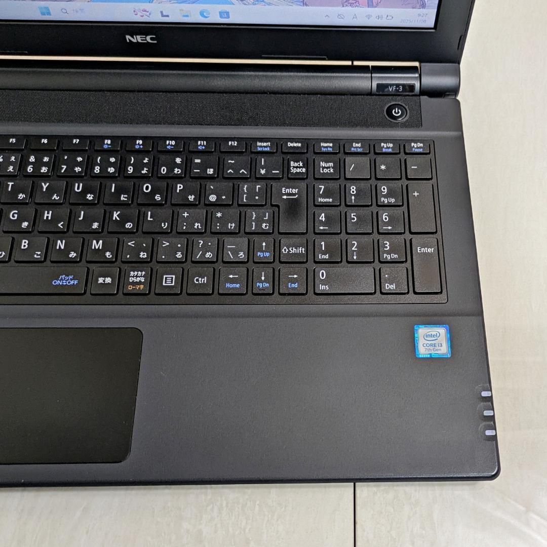 オフィス付き☆新品SSD256GB/第7世代Corei3高性能☆初心者OK