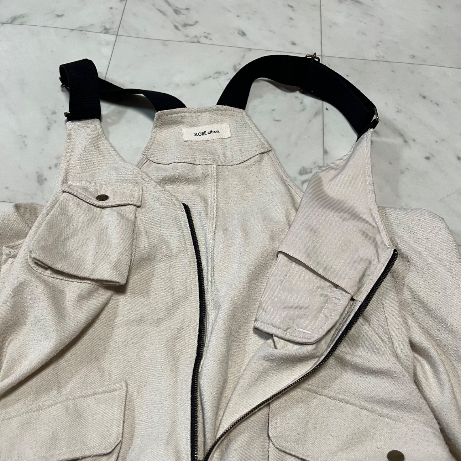 SLOBE citron スローブシトロン フィッシングサロペット 定価16500円 