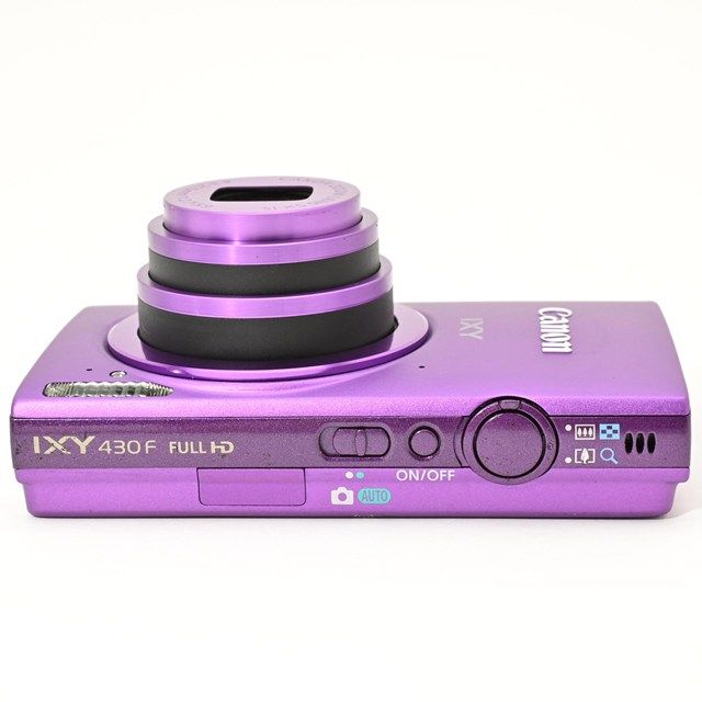 美品＞ Canon IXY 430F パープル｜コンパクトデジタルカメラ｜光学5倍