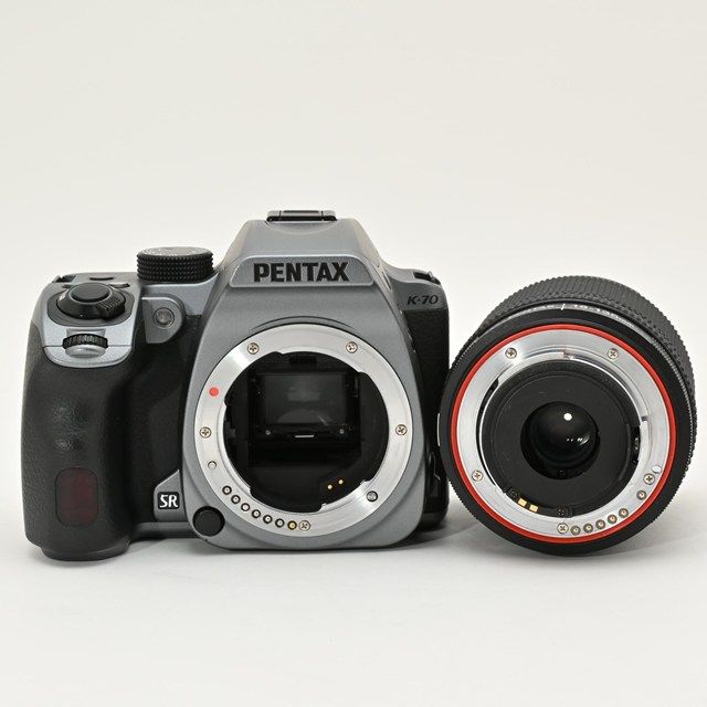 良品＞ PENTAX ペンタックス K-70 レンズキット シルキーシルバー