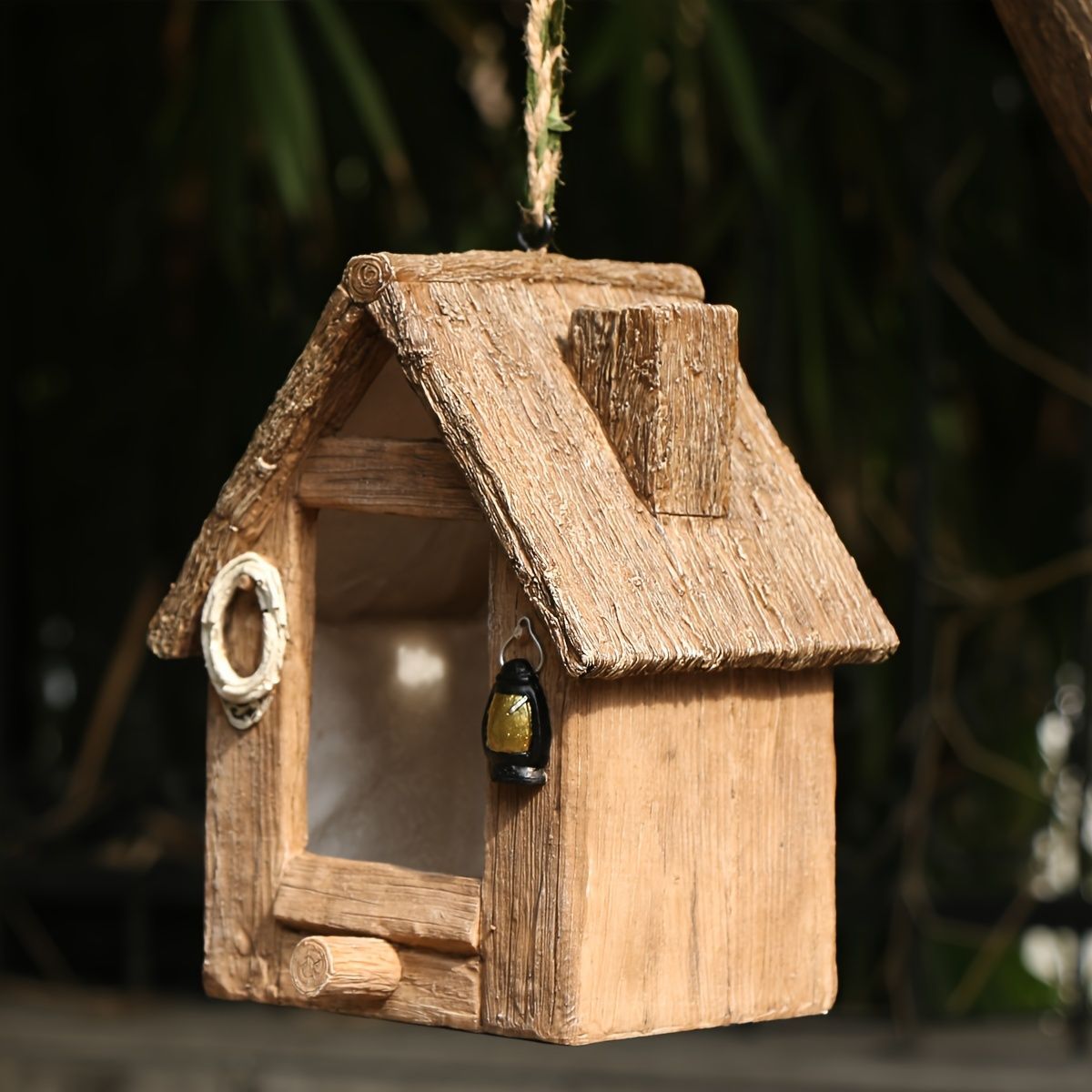 巣箱 鳥の巣 鳥の巣箱 バードハウス バードルーム 鳥用品 鳥かご 巣箱 庭園 自然 装飾 ぶら下げ 吊り下げ 休憩所 木の家 ユニーク 7,478円
