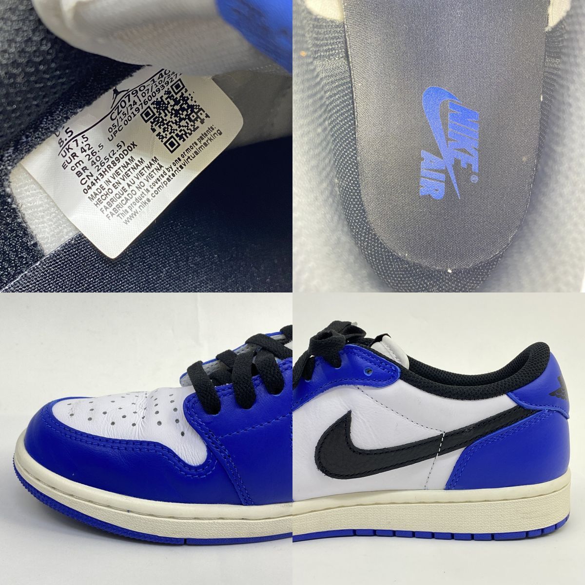 NIKE ナイキ AIR JORDAN 1 RETRO LOW OG エアジョーダン レトロ CZ0790