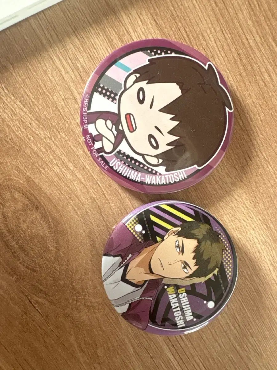 ハイキュー 牛島 若利 缶バッジ - メルカリ