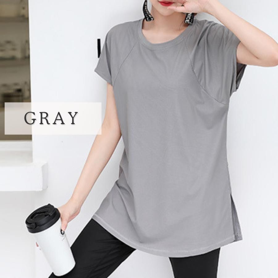 ヨガ ウェア ピラティス トップス ヨガ 半袖 ヨガウエア レディース