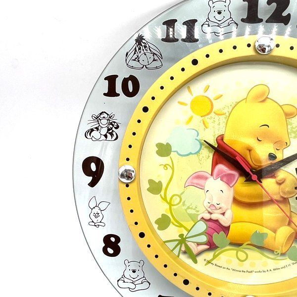 Disney/ディズニー 壁掛け時計 winnie the phoo プーさん 時計 - メルカリ