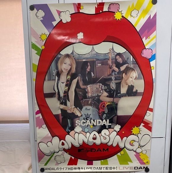 レア 非売品 SCANDAL ポスター DAM 店頭用ポスター 26WK0117 - メルカリ