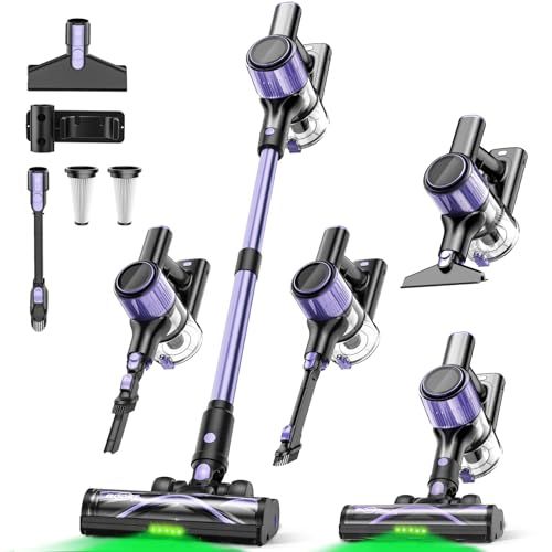 掃除機 コードレス コードレス掃除機 軽量 連続稼働 LED液晶ディスプレイ 掃除機 コードレス【史上初の革新！AI汚れ自動検知＆65Kpa真の強力吸引