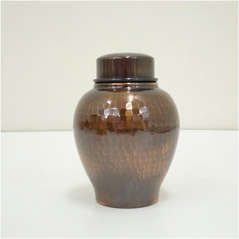 ☆美純堂 鎚起銅器 桃山古色 茶器揃 共箱 急須 茶入 茶壺☆
