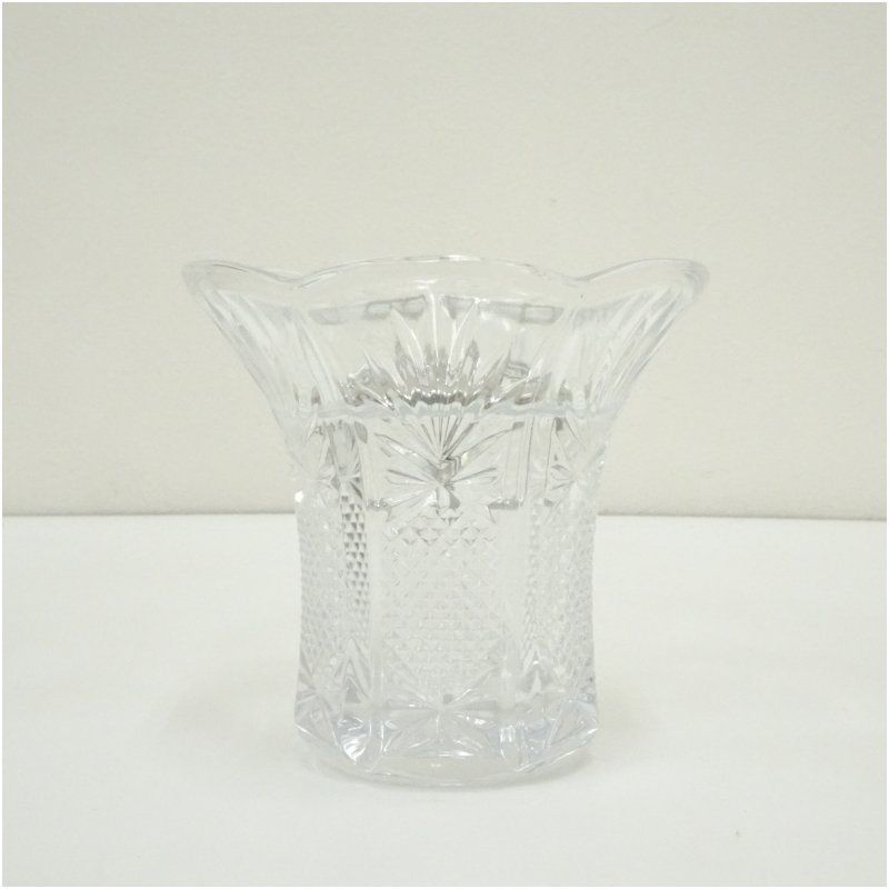 ホヤクリスタル HOYA CRYSTAL フラワーベース花瓶（箱付） 花器