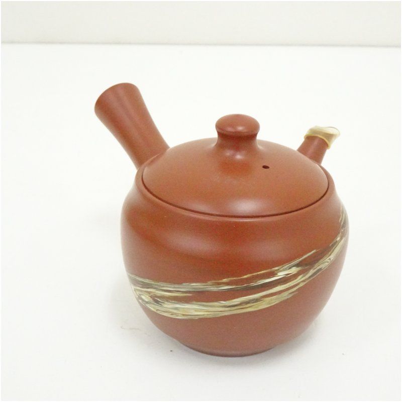 常滑焼 勝石造 朱泥急須 茶道具 おしゃれ かわいい お茶 新茶 緑茶