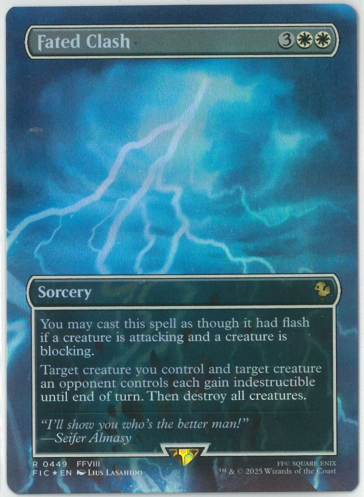 FOIL/MTG/英語版/導かれし衝突/Fated Clash/ボーダーレス/ファイナル