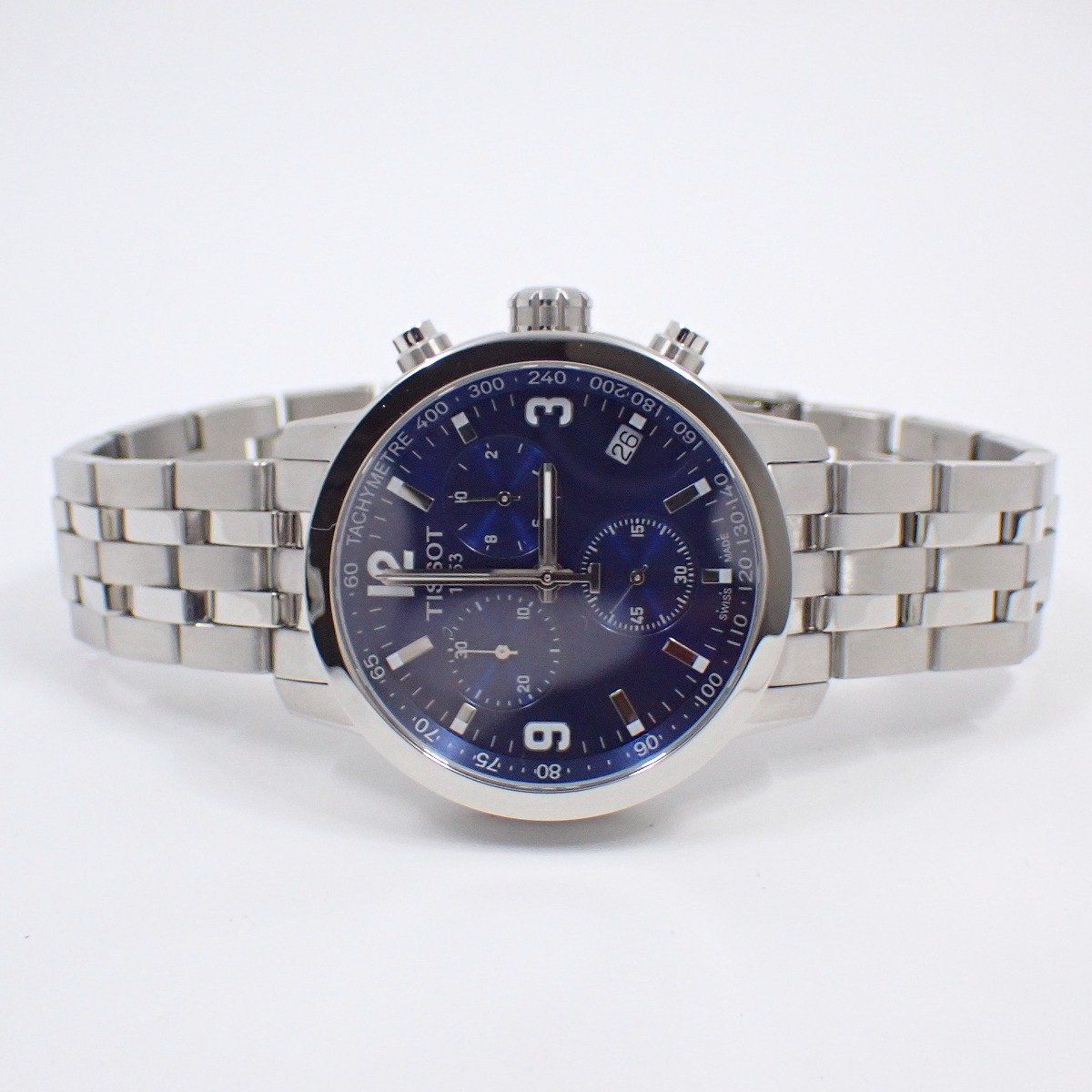 TISSOT【ティソ】 PRC 200 クロノグラフ ダークブルー PRC 国内正規品TISSOT【ティソ】PRC200 クロノグラフ 20気圧防水